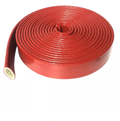 La gomma di silicone ha ricoperto la resistenza al fuoco a prova di fuoco della manica del tubo flessibile della vetroresina del grado di E