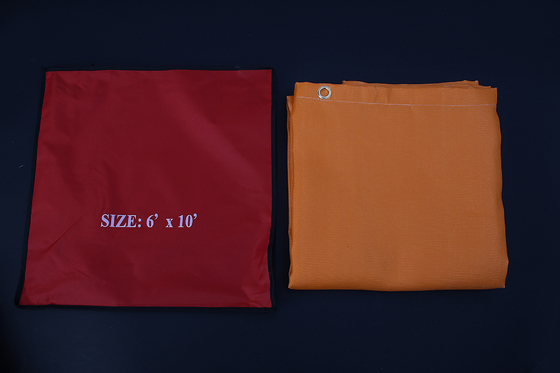 Pozzi del fuoco di Mats Fireproof Fiberglass Cloth For dell'isolamento termico, piattaforme, erba, calcestruzzo