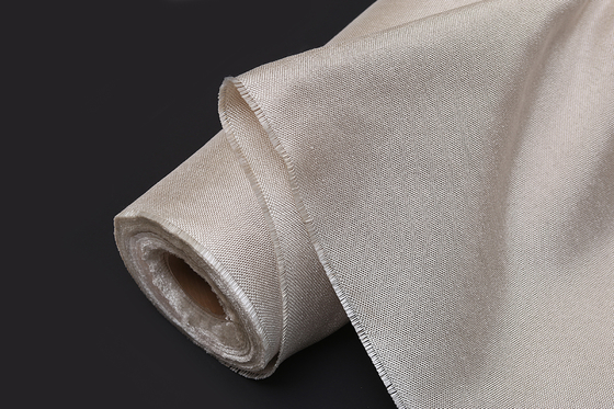 Raso termoresistente 1000 del panno 0.7mm Brown della vetroresina della silice di C alto