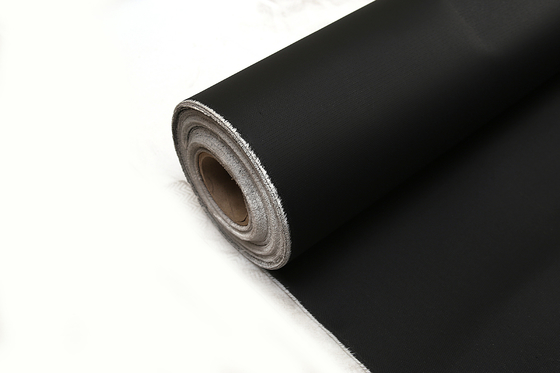 Materiale 0.85mm dell'isolamento termico di Grey Silicone Coated Fiberglass Fabric