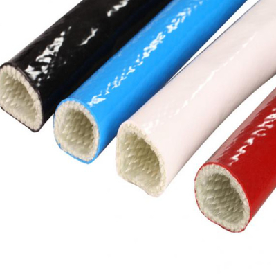 550 gradi del silicone della vetroresina della manica dell'isolamento del cavo di protezione termoresistente del tubo