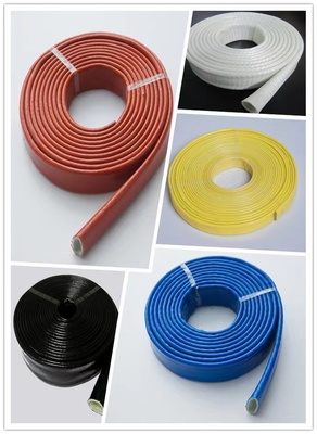 Protezione di manicotto di silicone della vetroresina rossa della gomma dei tubi flessibili industriali