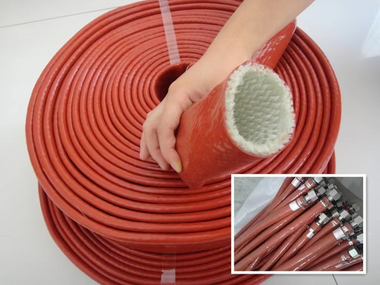 Le linee del freno hanno intrecciato la vetroresina della gomma di silicone che collega con la resina di silicone