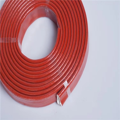 Fibra di vetro ad alta temperatura di protezione intrecciata con la gomma di silicone ricoperta