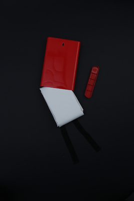 Profilo di plastica rosso di plastica del PVC del quadrato della scatola stampaggio ad iniezione per la coperta del fuoco