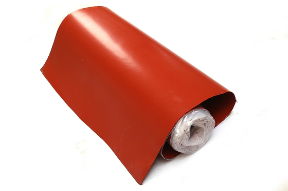 Isolamento rivestito di silicone del panno della vetroresina del singolo lato di vetro di vetro E/C resistente al fuoco