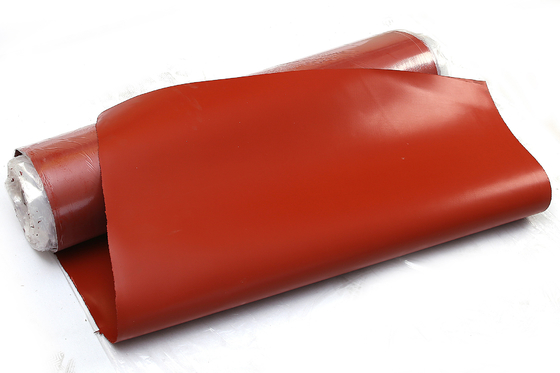 Isolamento rivestito di silicone del panno della vetroresina del singolo lato di vetro di vetro E/C resistente al fuoco