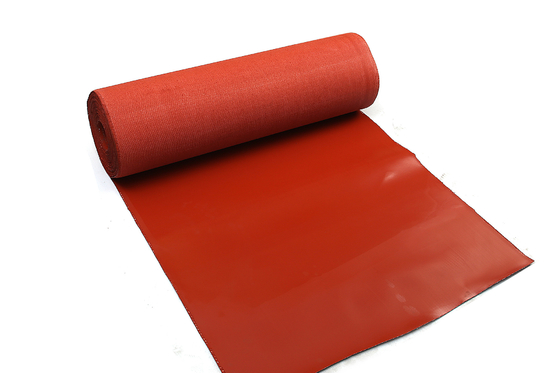 Panno rivestito di silicone resistente della vetroresina per la manica dell'isolamento di resistenza al calore
