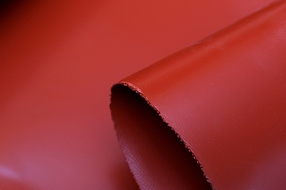Panno rivestito di silicone resistente della vetroresina per la manica dell'isolamento di resistenza al calore