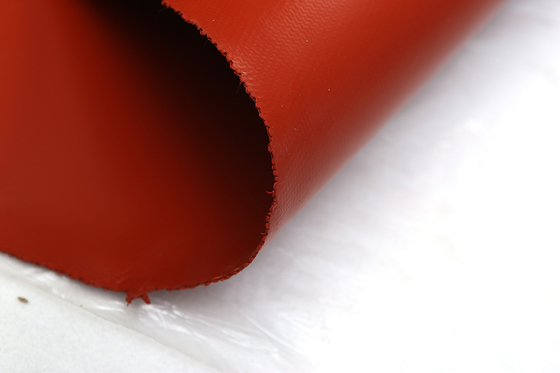 Tessuto rivestito di silicone a prova di fuoco con buona resistenza al calore