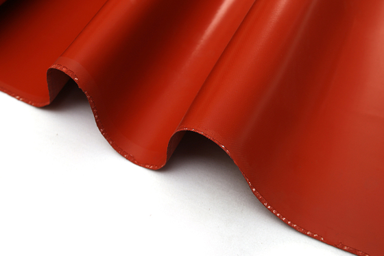 Panno rivestito di silicone della copertura del tetto della parete del panno della singola vetroresina laterale ignifuga