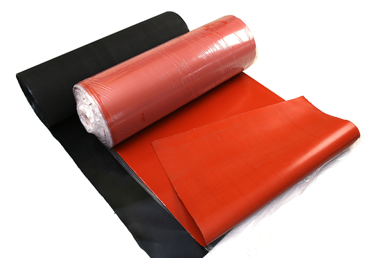 Panno rivestito di silicone a prova di fuoco della vetroresina