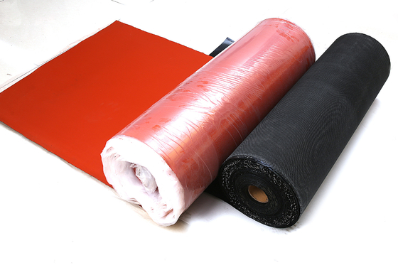 Panno rivestito di silicone a prova di fuoco della vetroresina